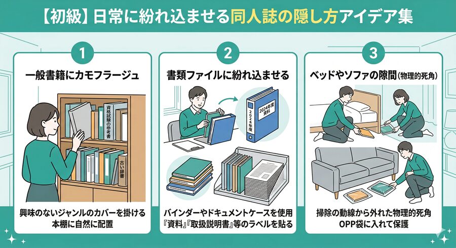 同人誌の隠し方(初級)