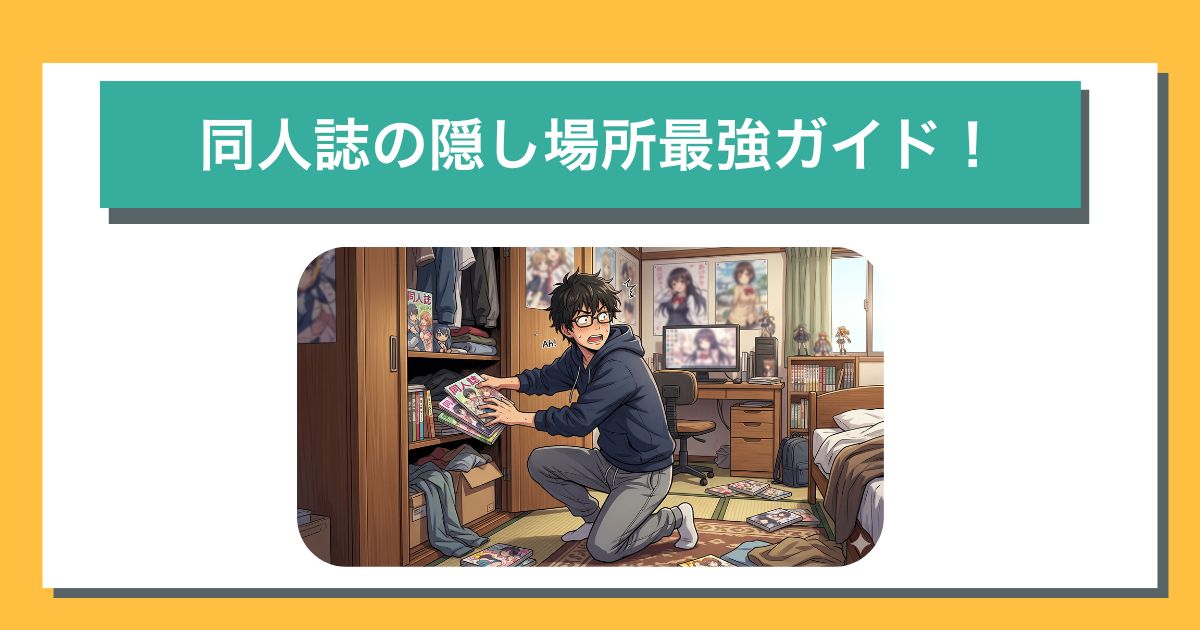 同人誌の隠し場所最強ガイド
